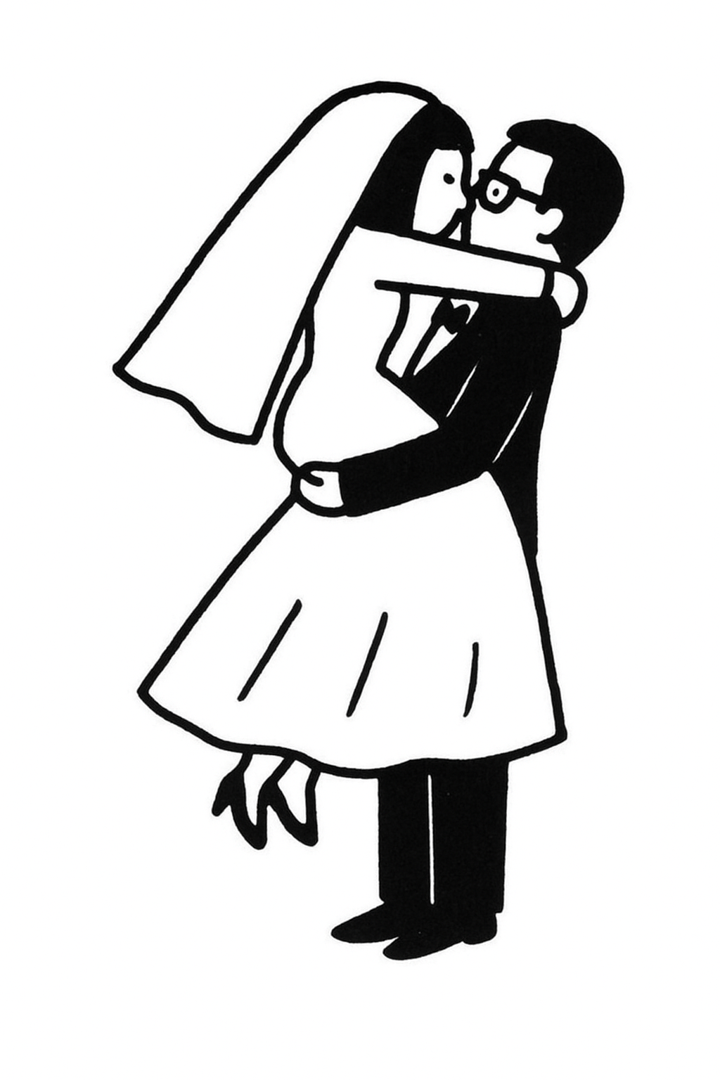 신랑신부 일러스트